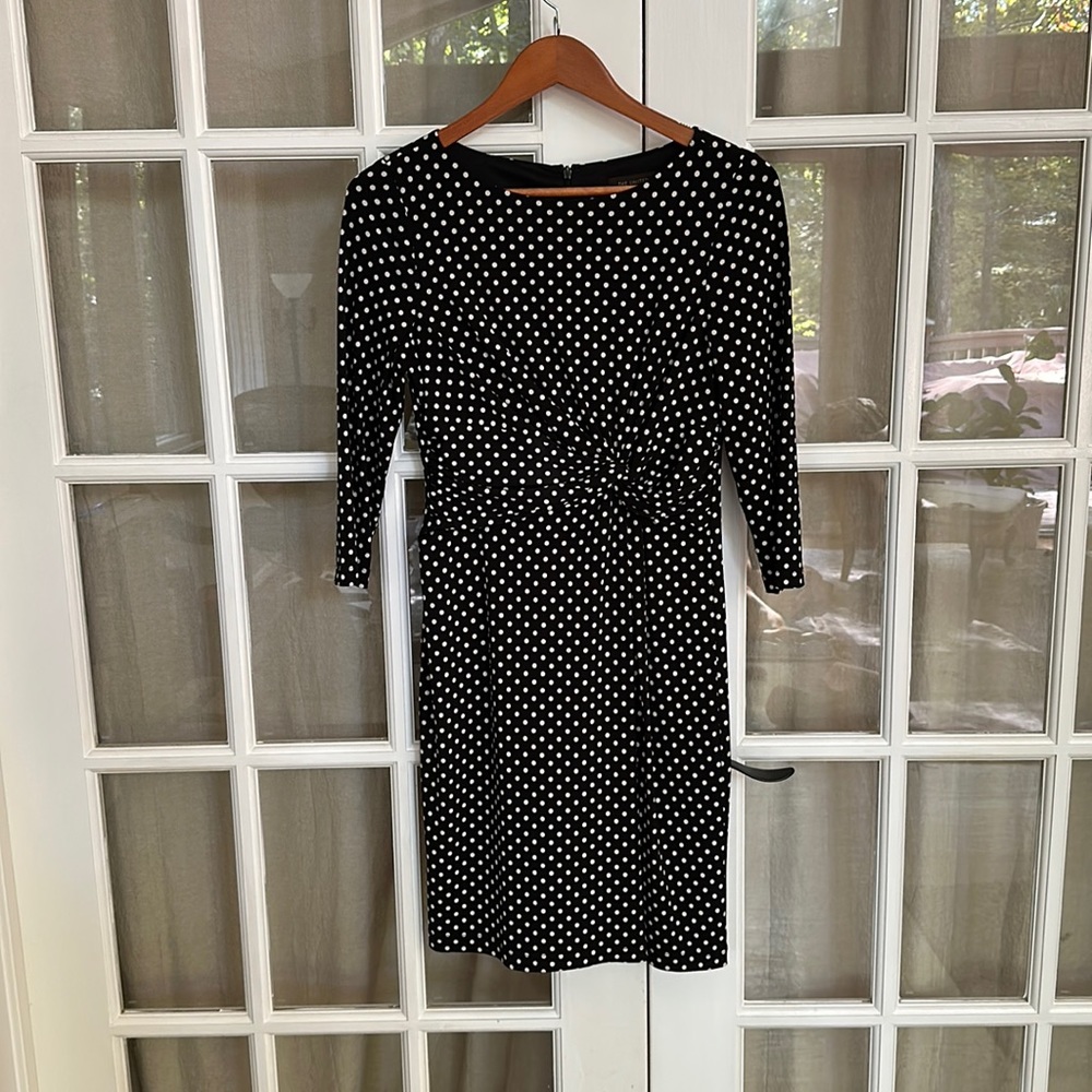 ⭐️ The Limited black polka dot dress